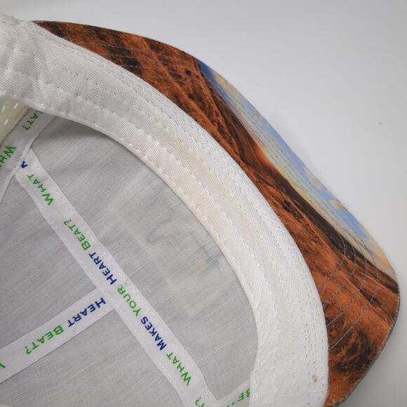 Idaho Heartbeat Snapback Hat Multicolor One Size Adjustable Breathable 6 Panel - Picture 8 of 9